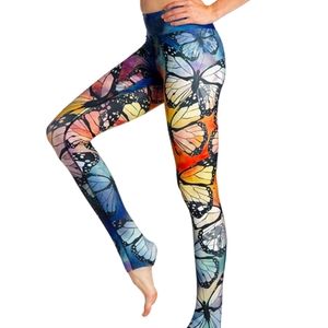 Full length butterfly triathlon leggings